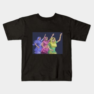 Punjabi girls celebrate Kids T-Shirt